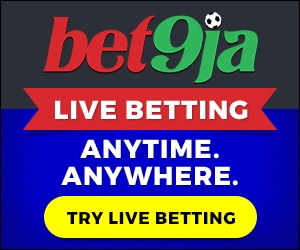 Register at Bet9ja using the promotion code YOHAIG for a N100,000 welcome bonus