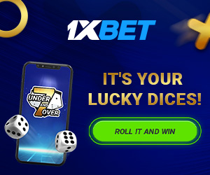 Register at 1xbet using the promotion code UBASO for a ?600,000 welcome bonus